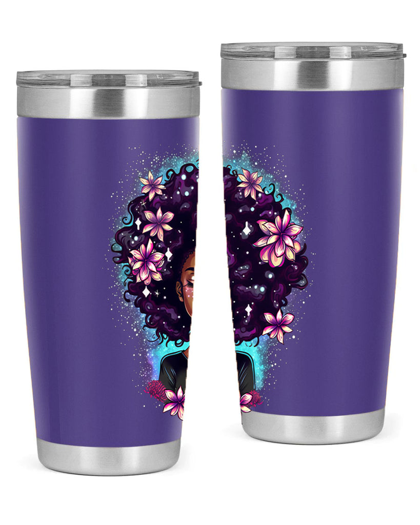 Sparkling Black Girl Design 3#- women-girls- Tumbler