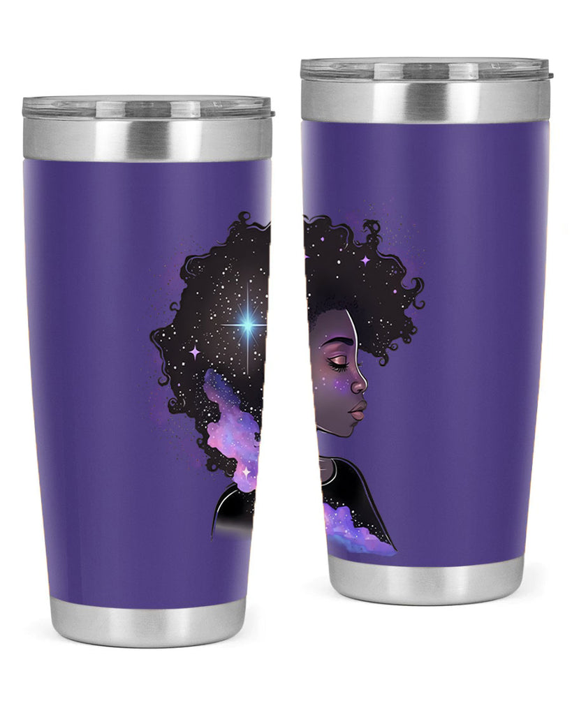 Sparkling Black Girl Design 4#- women-girls- Tumbler
