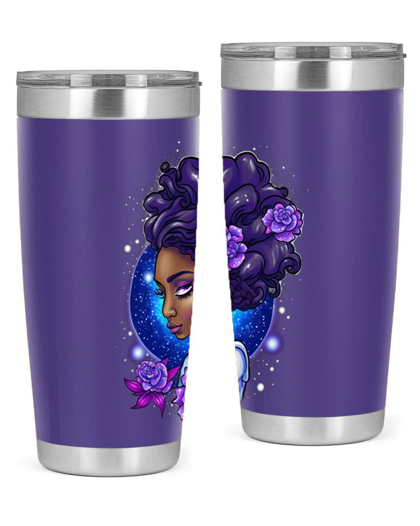 Sparkling Black Girl Design 7#- women-girls- Tumbler