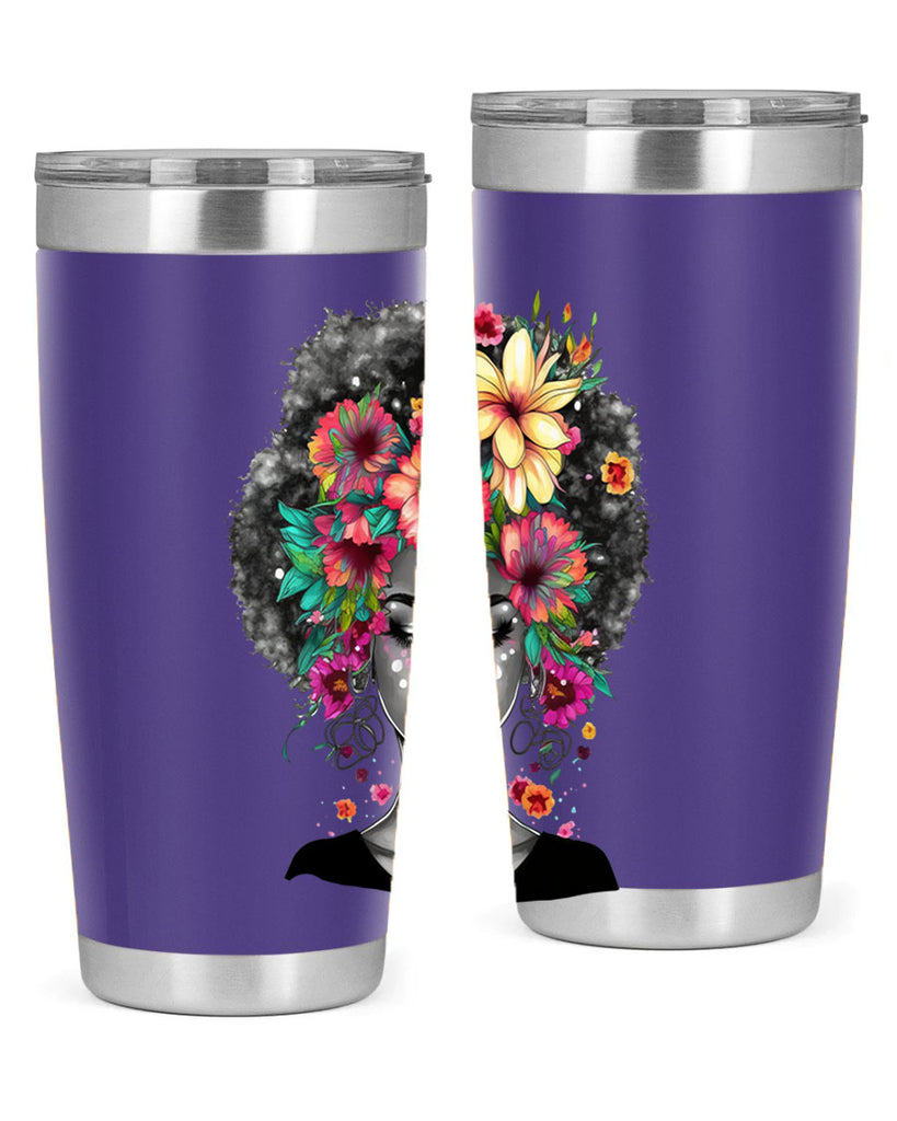 Sparkling Black Girl Design 9#- women-girls- Tumbler