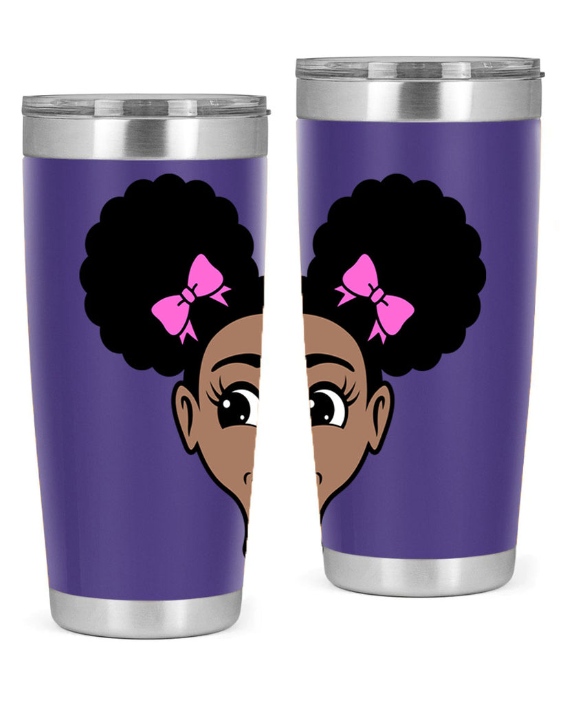 afro puffs girl 76#- women-girls- Tumbler