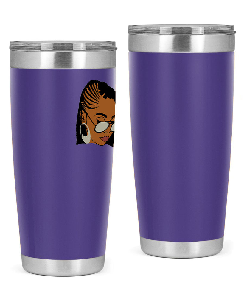 black afro 39#- women-girls- Tumbler