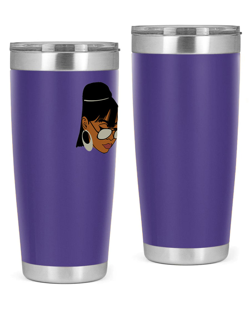 black afro 40#- women-girls- Tumbler