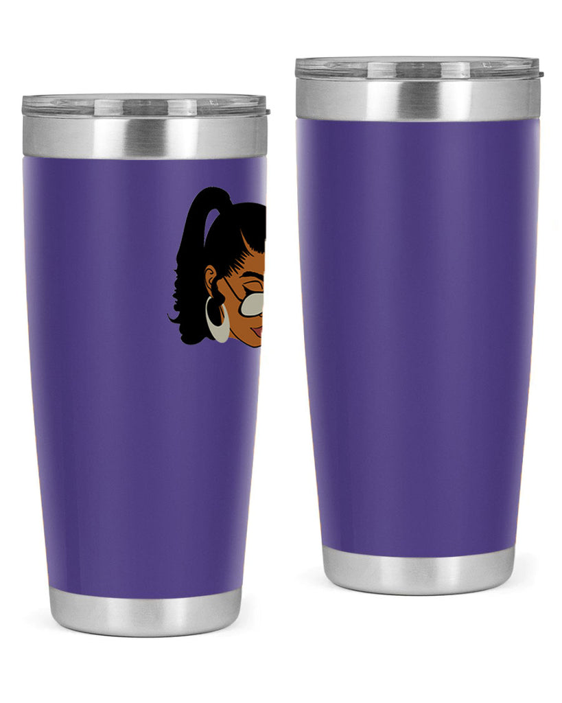 black afro 42#- women-girls- Tumbler