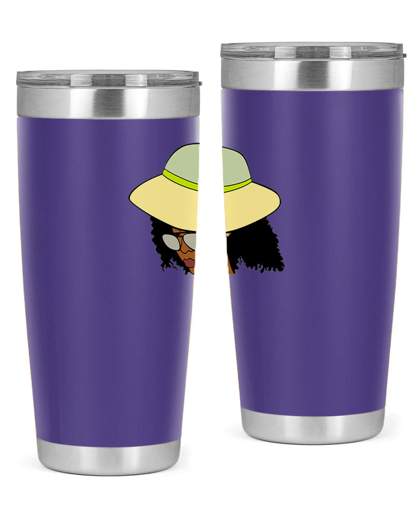 black afro 45#- women-girls- Tumbler