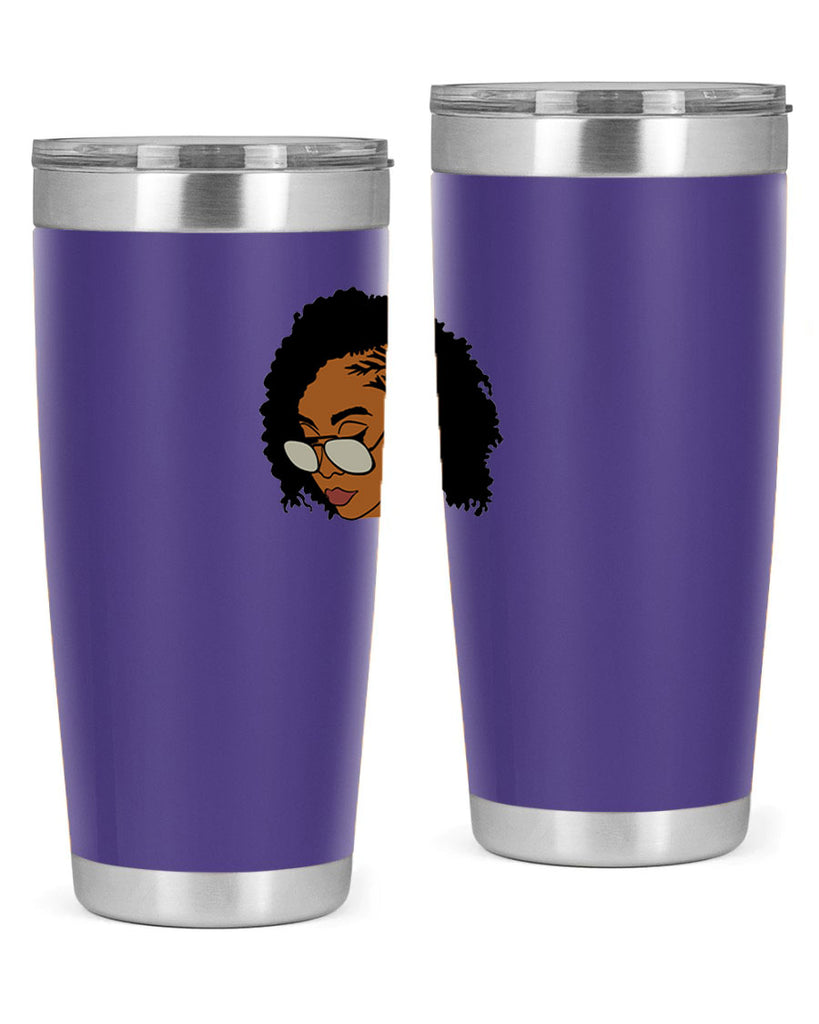 black afro 47#- women-girls- Tumbler