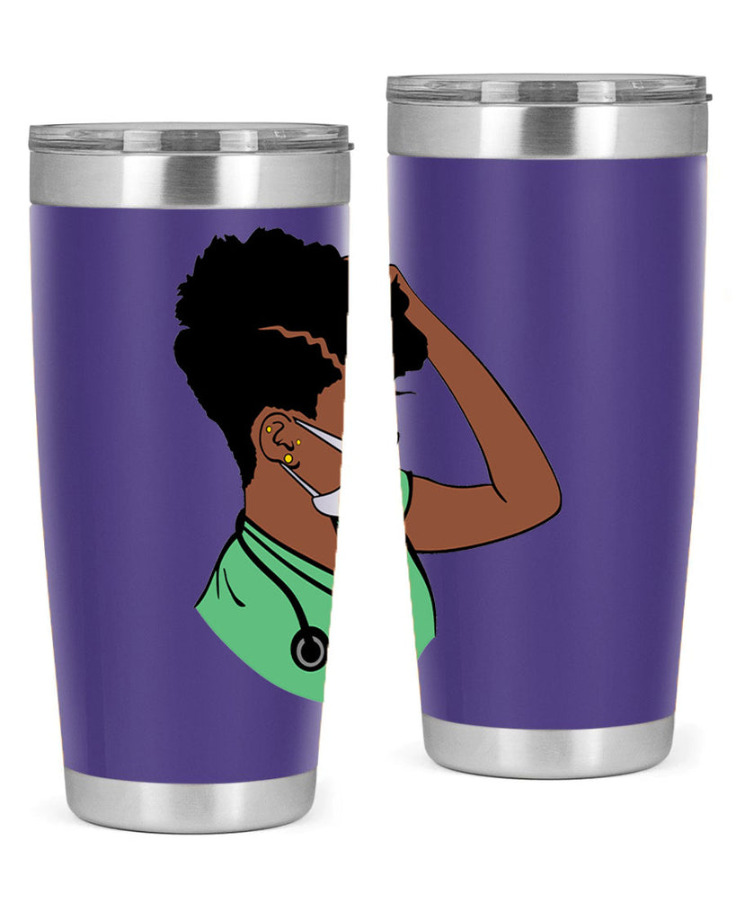 black nurse 2#- women-girls- Tumbler