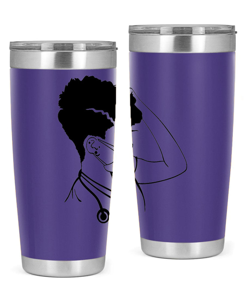 black nurse 3#- women-girls- Tumbler