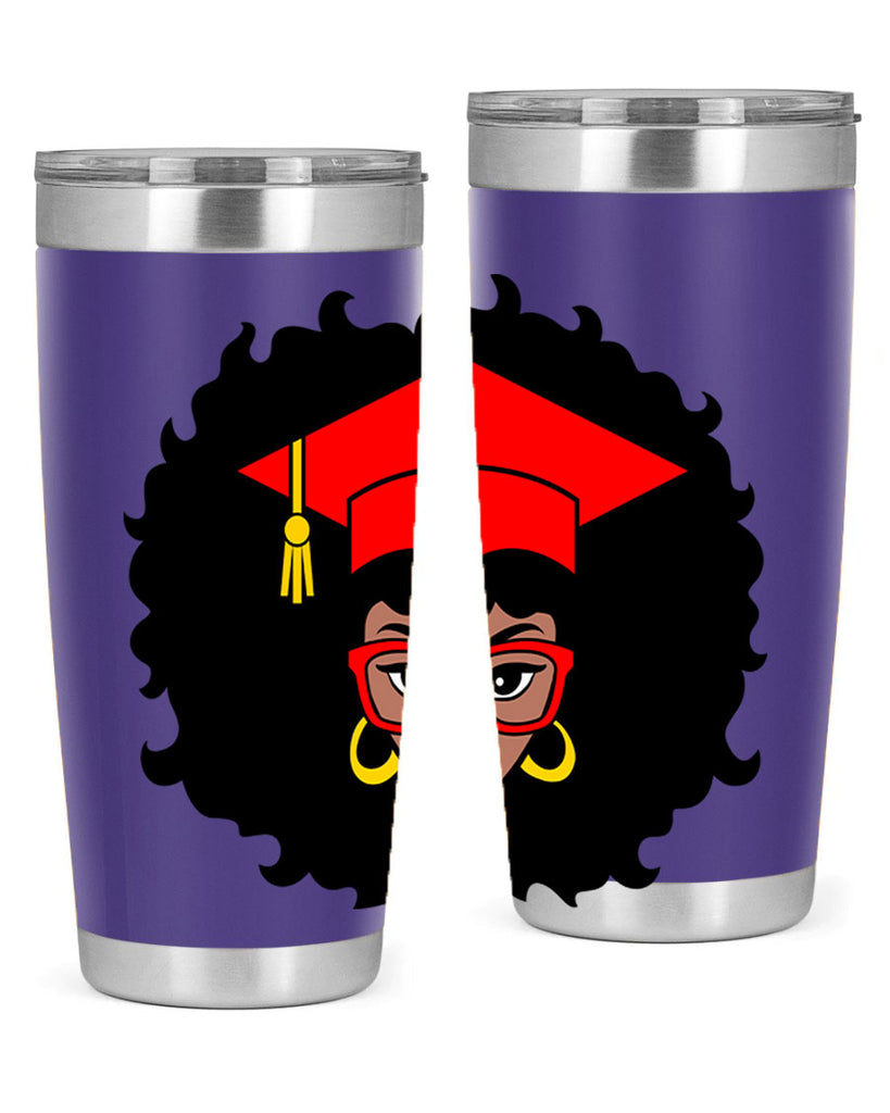 graduation black woman 32#- women-girls- Tumbler