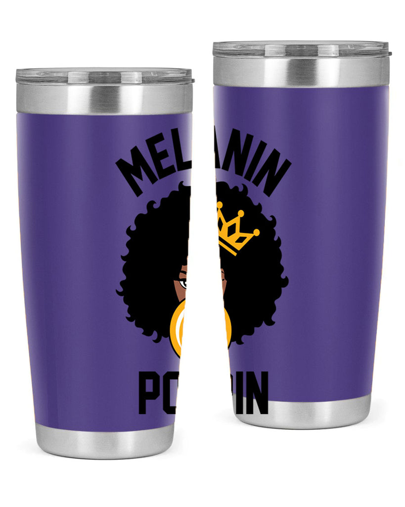 melanin poppin afro girl 25#- women-girls- Tumbler