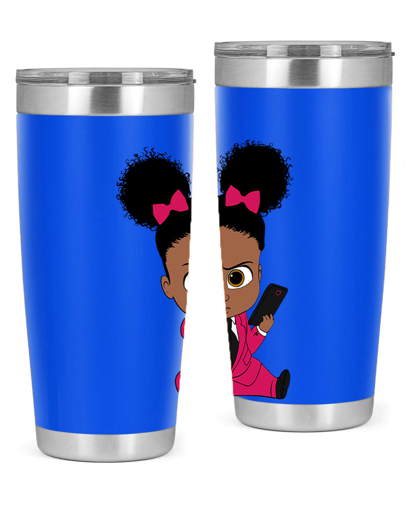 Black girl style 3#- women-girls- Tumbler