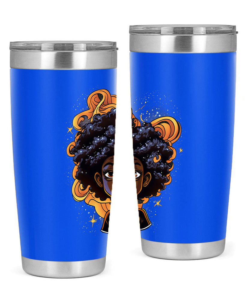 Sparkling Black Girl Design 12#- women-girls- Tumbler