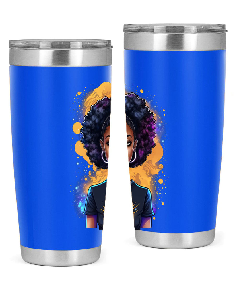 Sparkling Black Girl Design 15#- women-girls- Tumbler