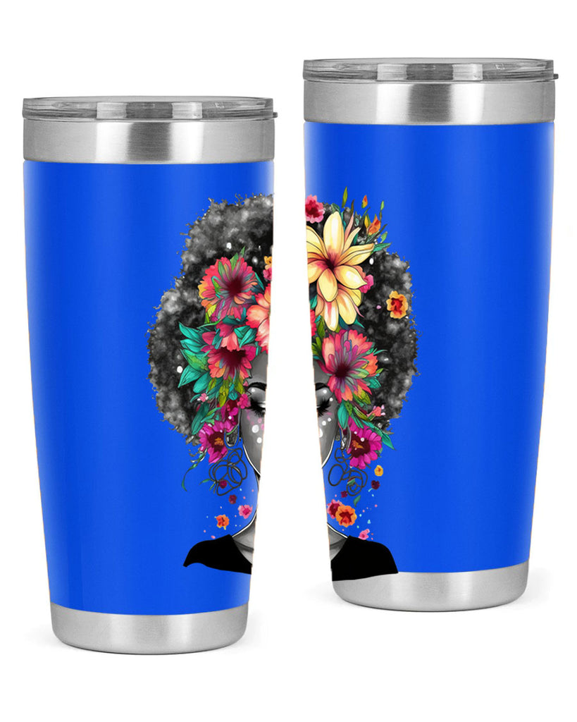 Sparkling Black Girl Design 9#- women-girls- Tumbler