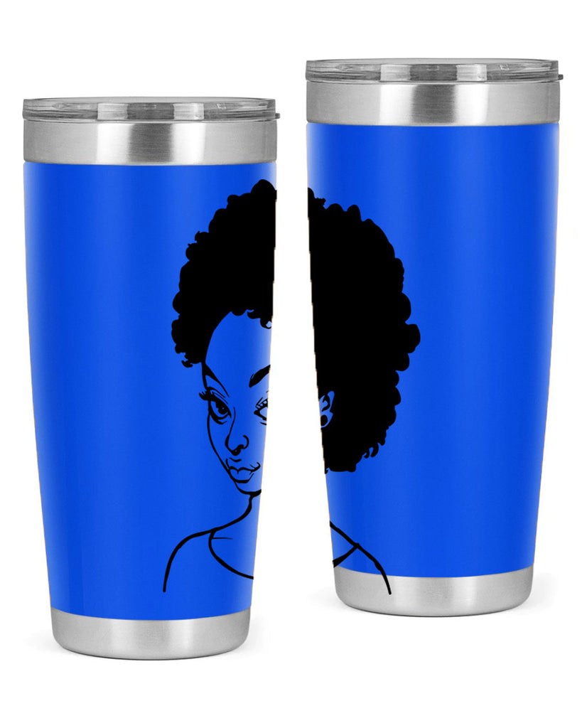 afro woman girl lady 68#- women-girls- Tumbler