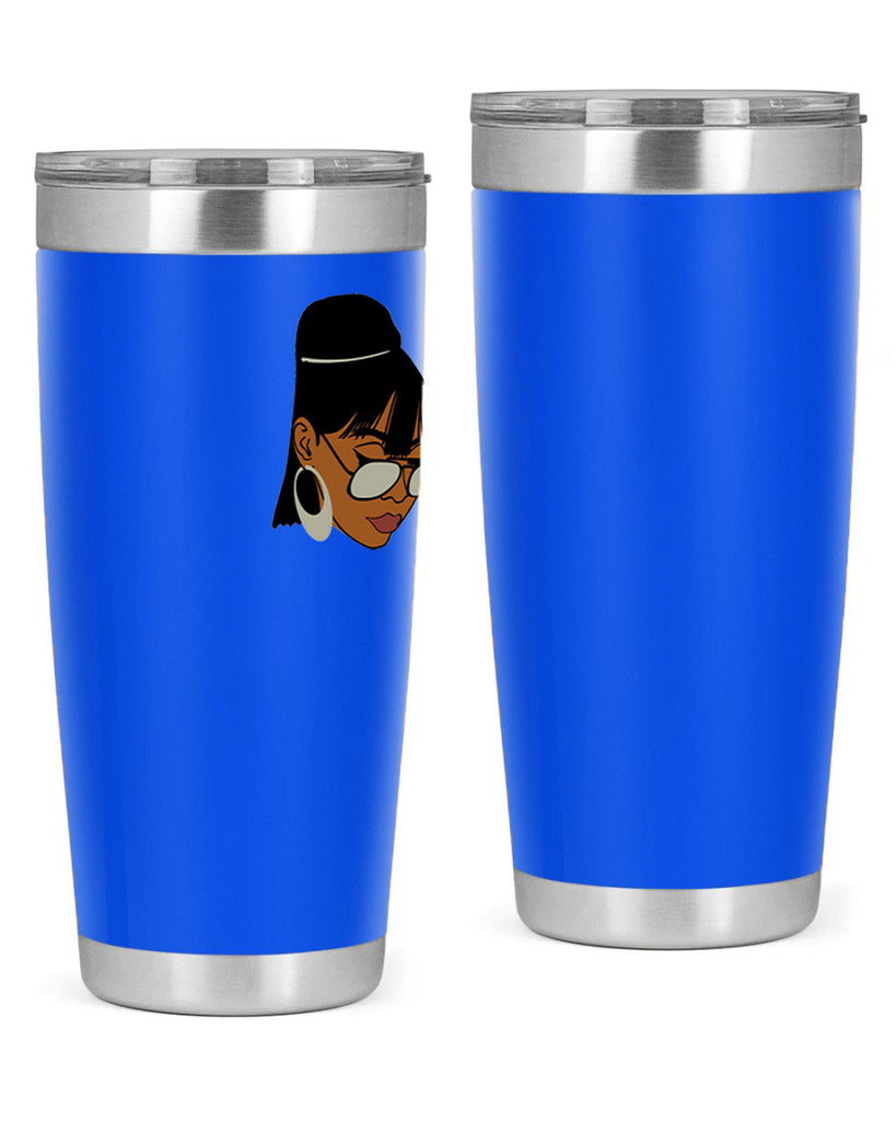 black afro 40#- women-girls- Tumbler