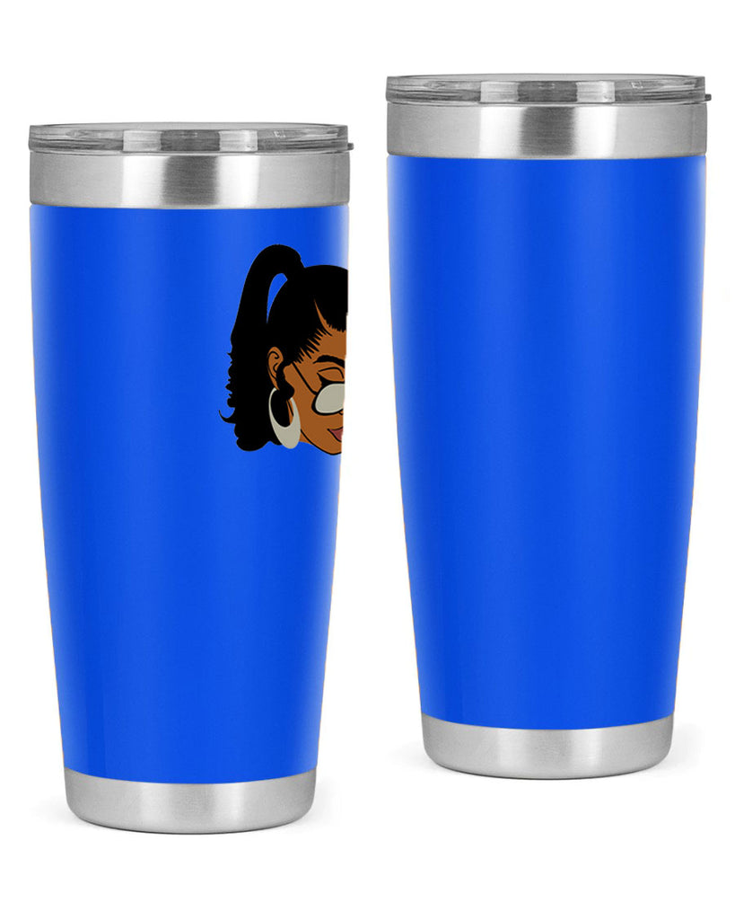 black afro 42#- women-girls- Tumbler