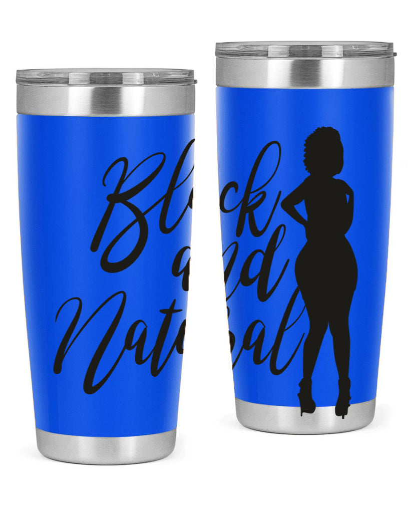 black and natural 22#- women-girls- Tumbler