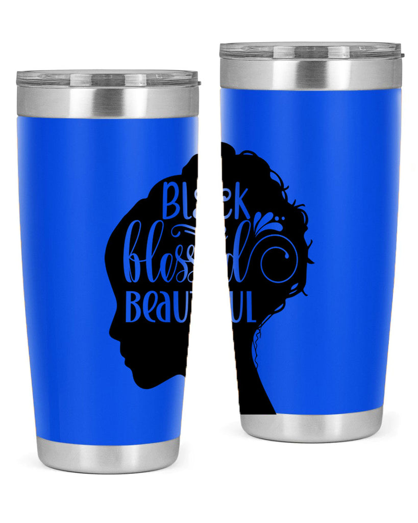 black blessed beautiful Style 62#- women-girls- Tumbler