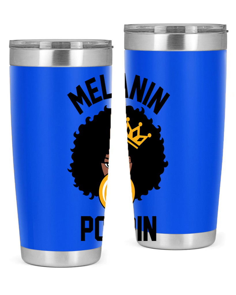 melanin poppin afro girl 25#- women-girls- Tumbler
