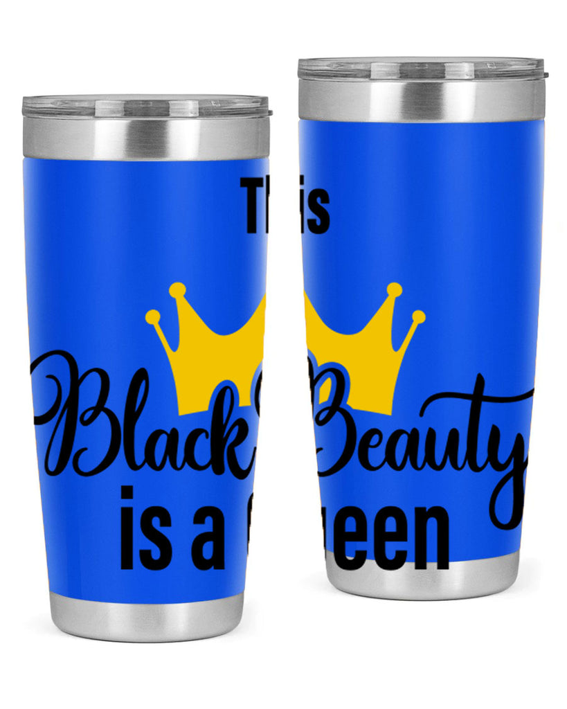 this black beauty is a queen Style 3#- women-girls- Tumbler