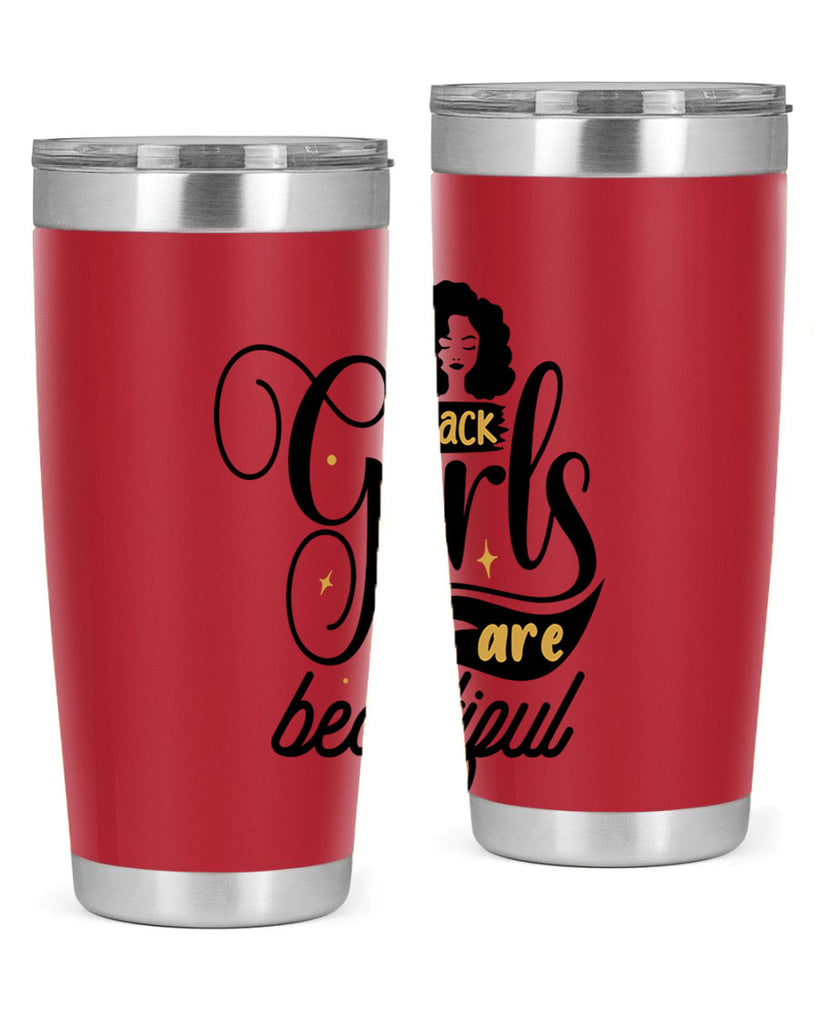 Black girls are beautiful Style 58#- women-girls- Tumbler