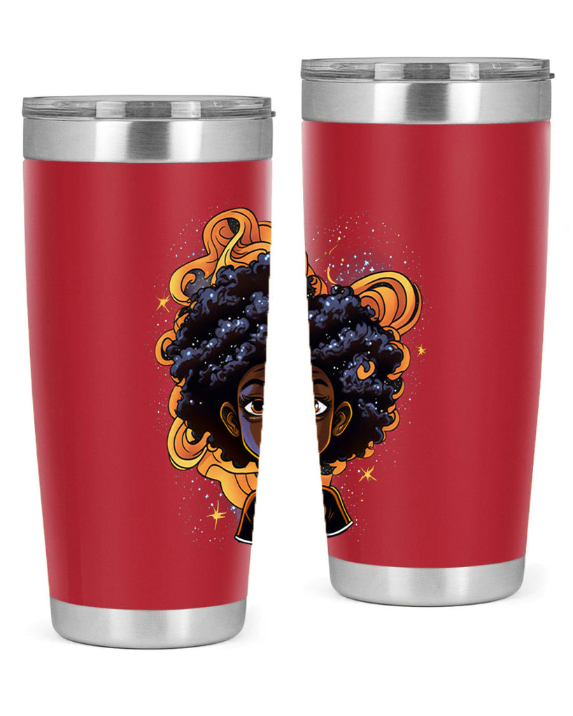 Sparkling Black Girl Design 12#- women-girls- Tumbler