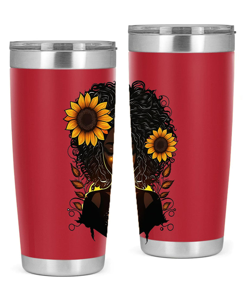 Sparkling Black Girl Design 13#- women-girls- Tumbler