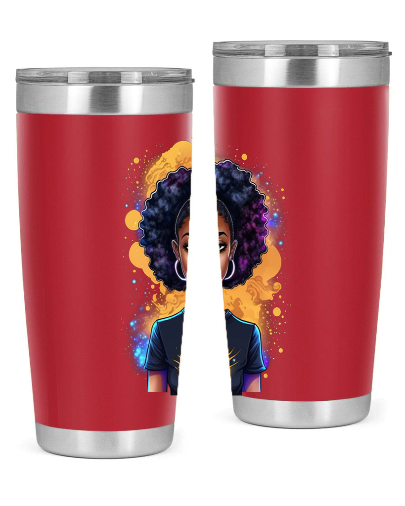Sparkling Black Girl Design 15#- women-girls- Tumbler