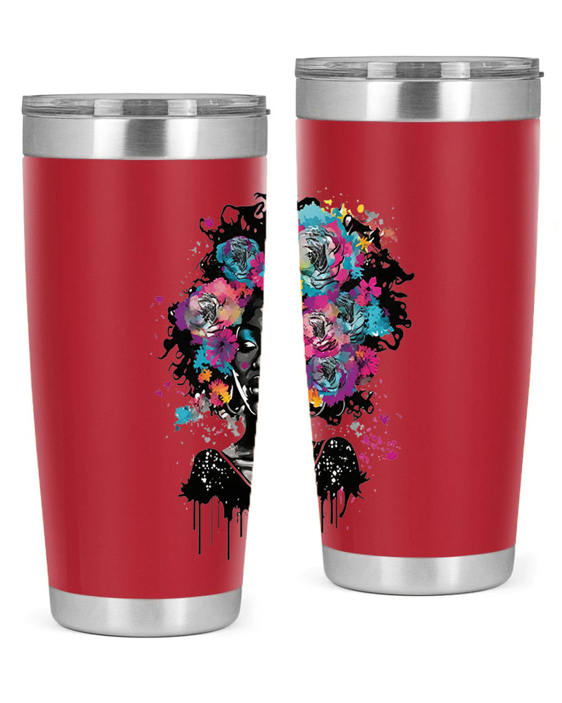 Sparkling Black Girl Design 17#- women-girls- Tumbler