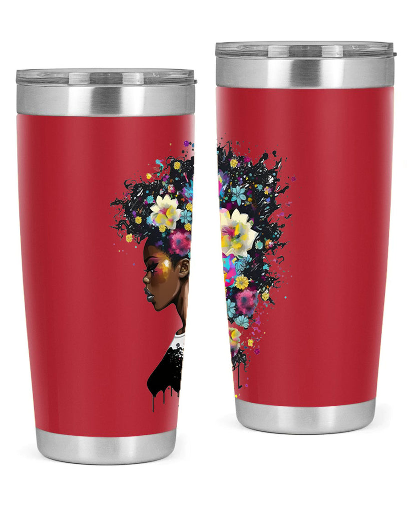 Sparkling Black Girl Design 2#- women-girls- Tumbler