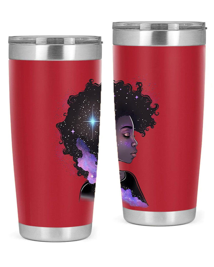 Sparkling Black Girl Design 4#- women-girls- Tumbler