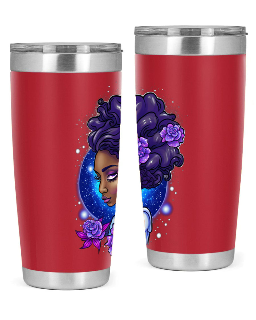 Sparkling Black Girl Design 7#- women-girls- Tumbler