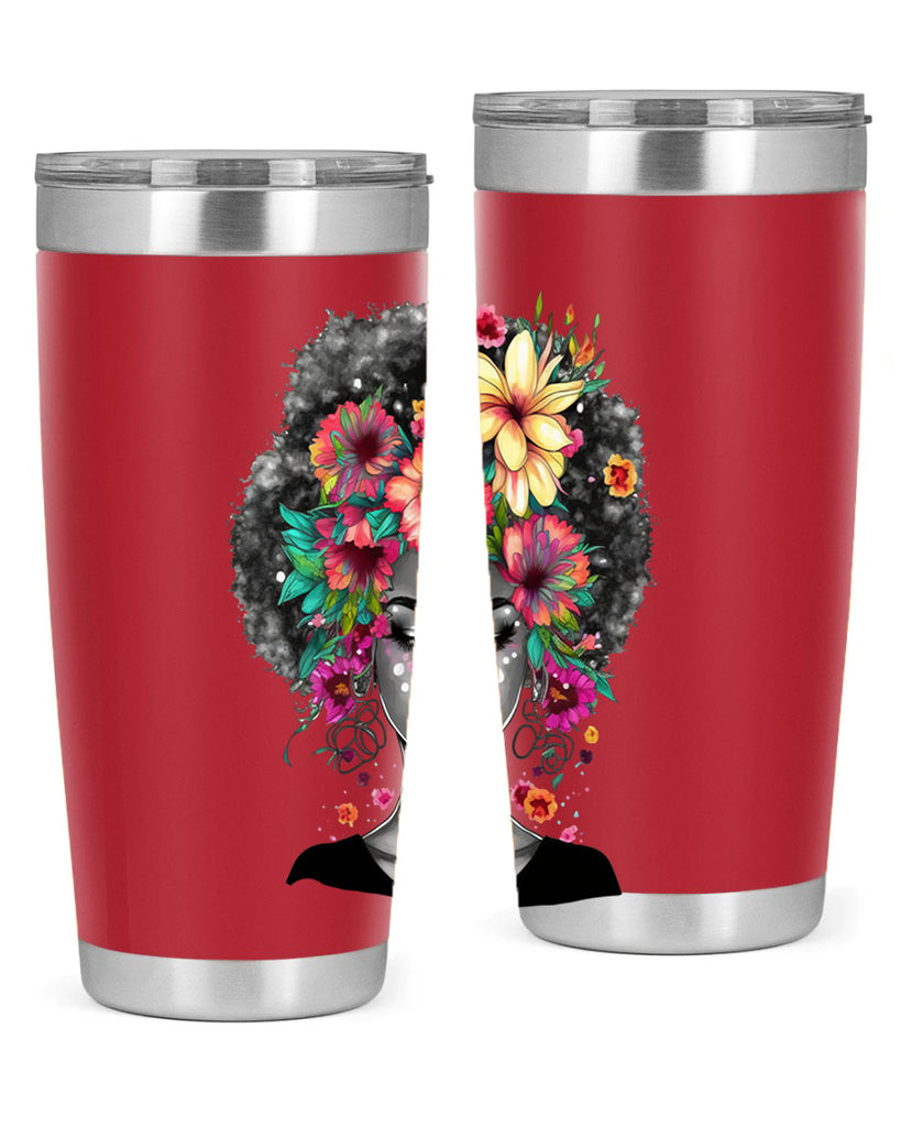 Sparkling Black Girl Design 9#- women-girls- Tumbler
