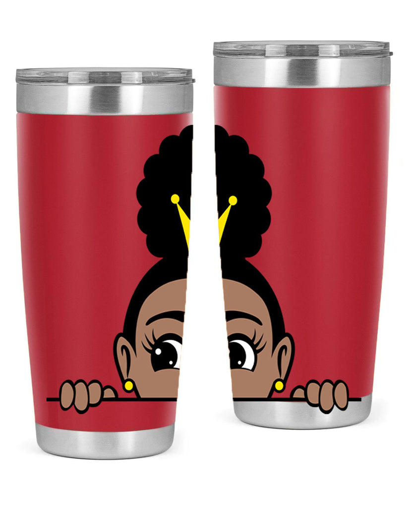 afro puff crown girl 2#- women-girls- Tumbler