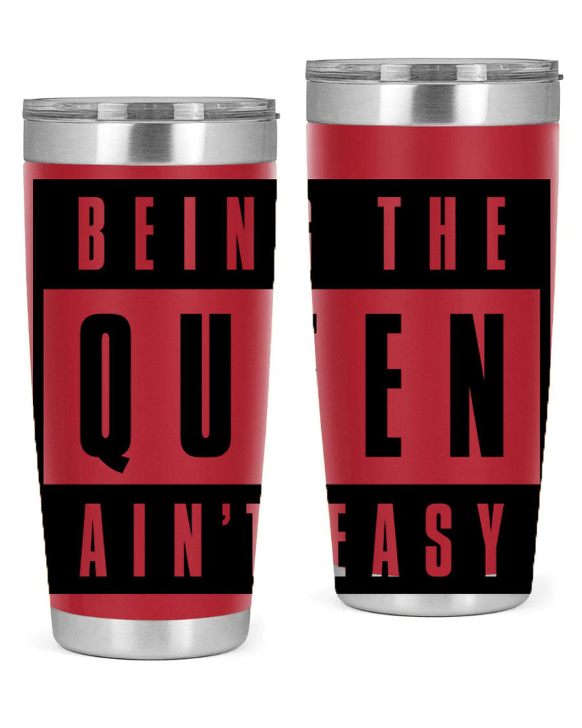 being the queen aint easy 258#- black words phrases- Cotton Tank