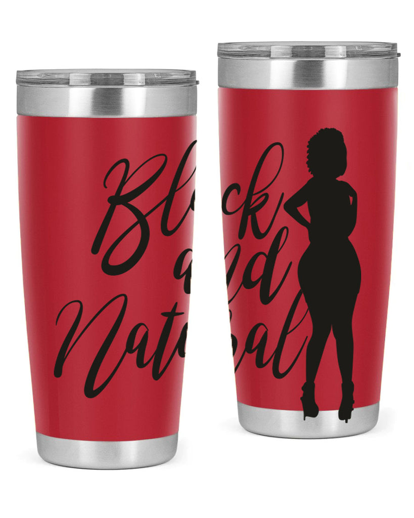 black and natural 22#- women-girls- Tumbler