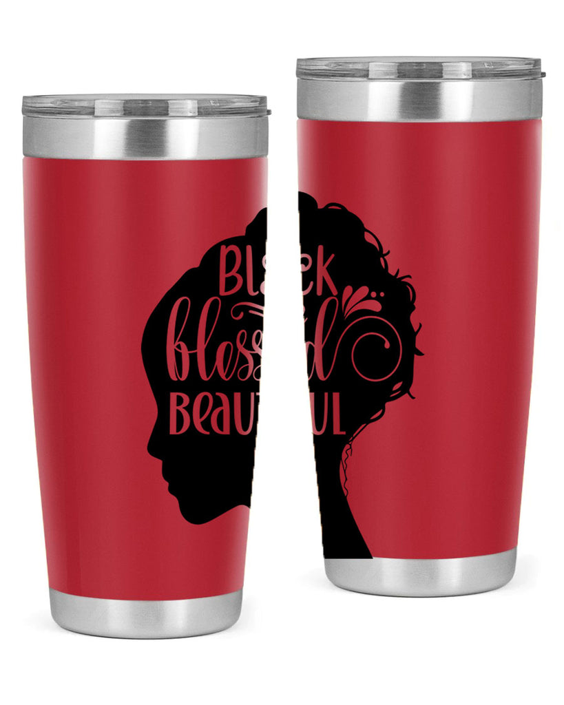 black blessed beautiful Style 62#- women-girls- Tumbler