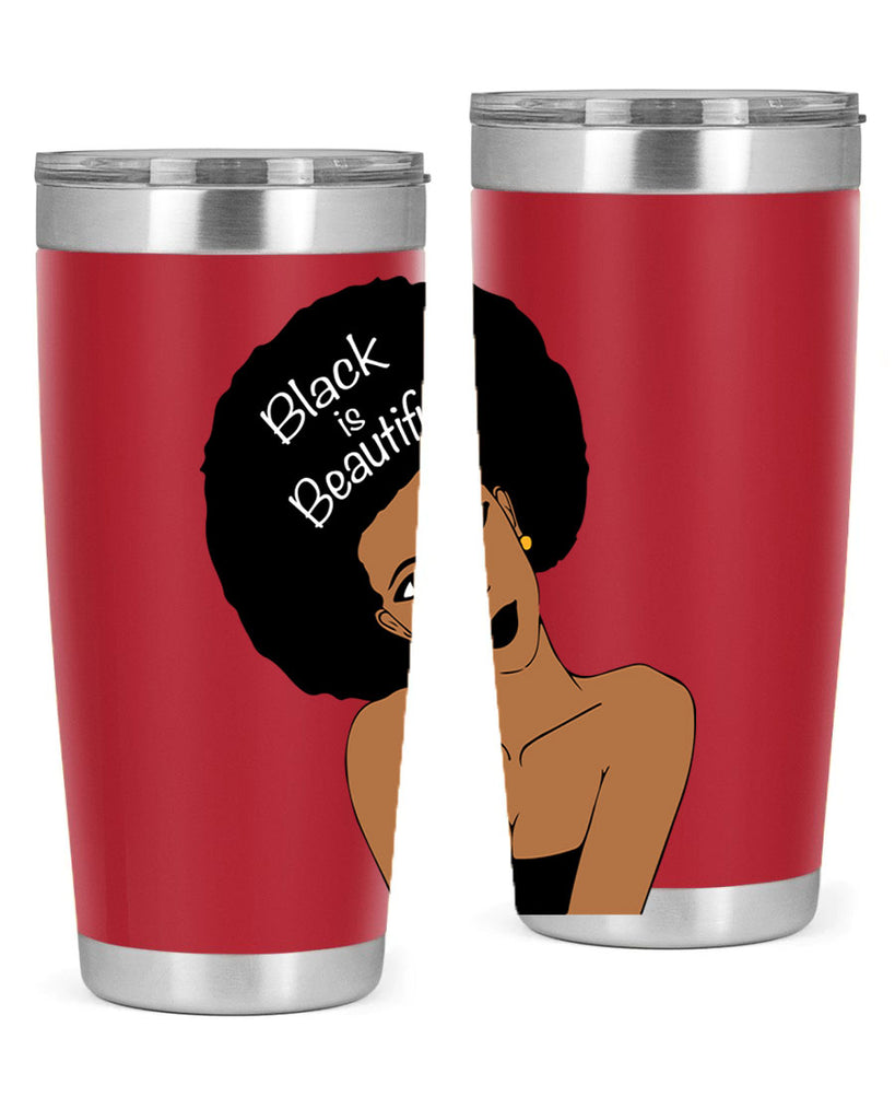 black is beautiful 13#- women-girls- Tumbler