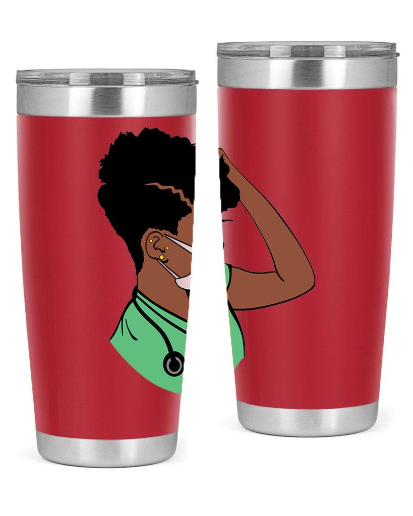 black nurse 2#- women-girls- Tumbler