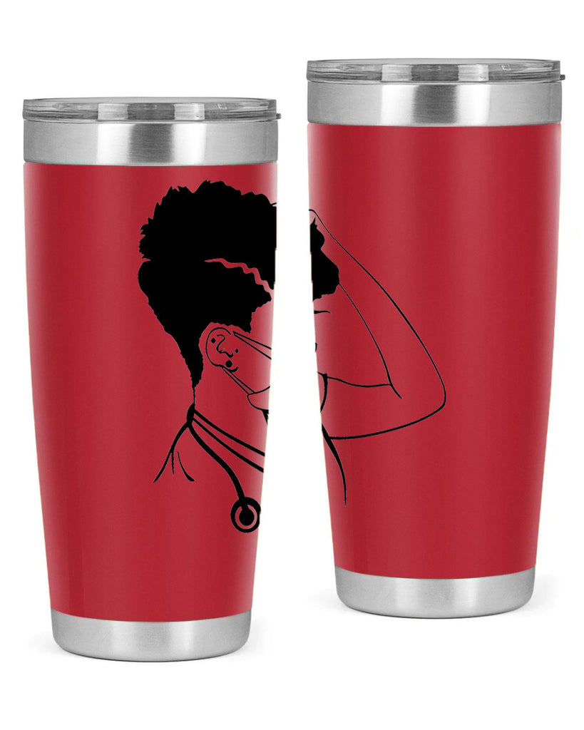 black nurse 3#- women-girls- Tumbler
