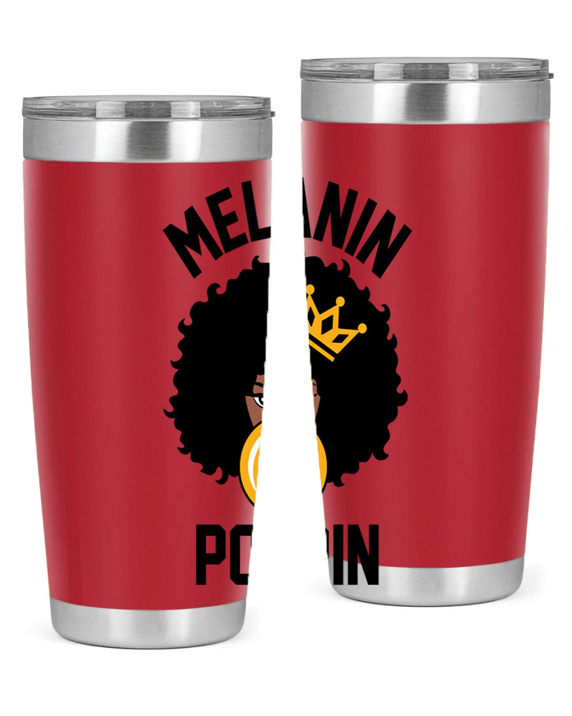 melanin poppin afro girl 25#- women-girls- Tumbler