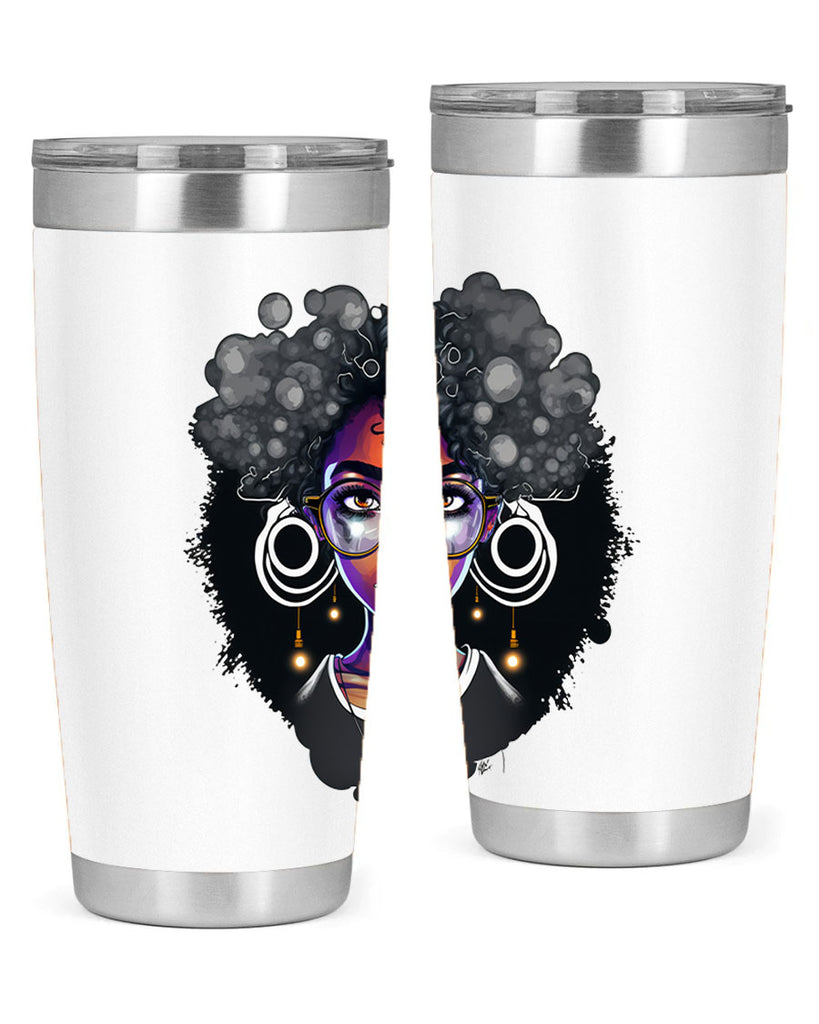 Sparkling Black Girl Design 10#- women-girls- Tumbler