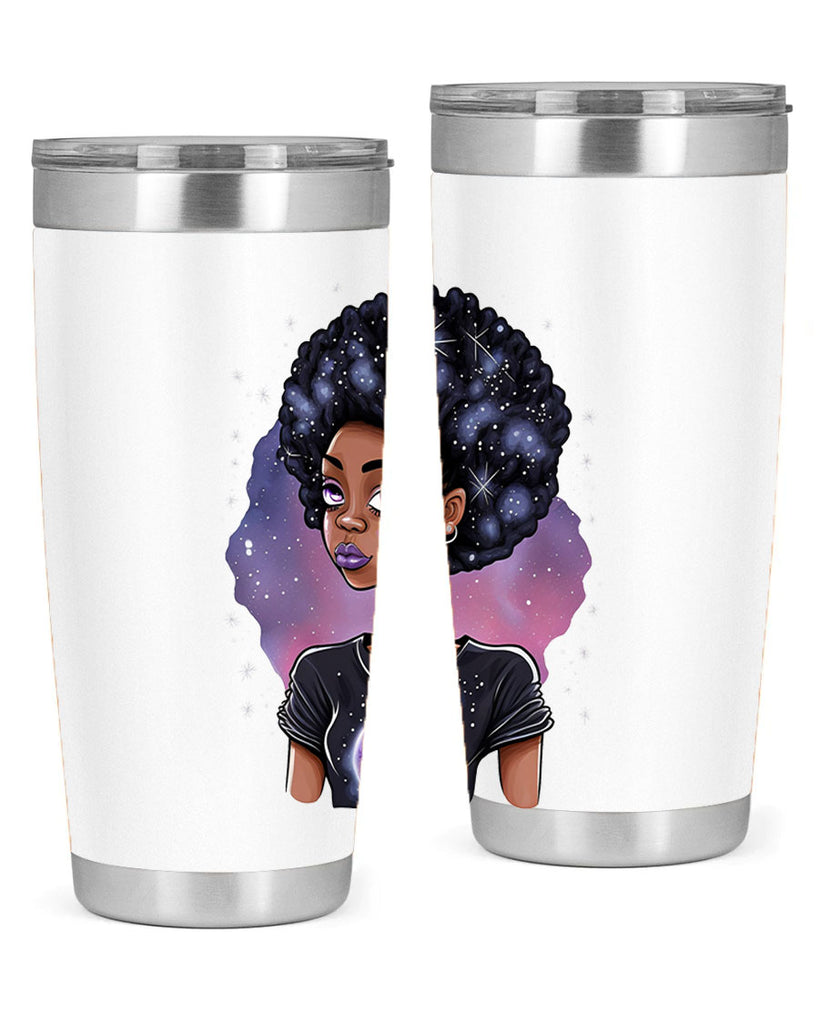 Sparkling Black Girl Design 11#- women-girls- Tumbler