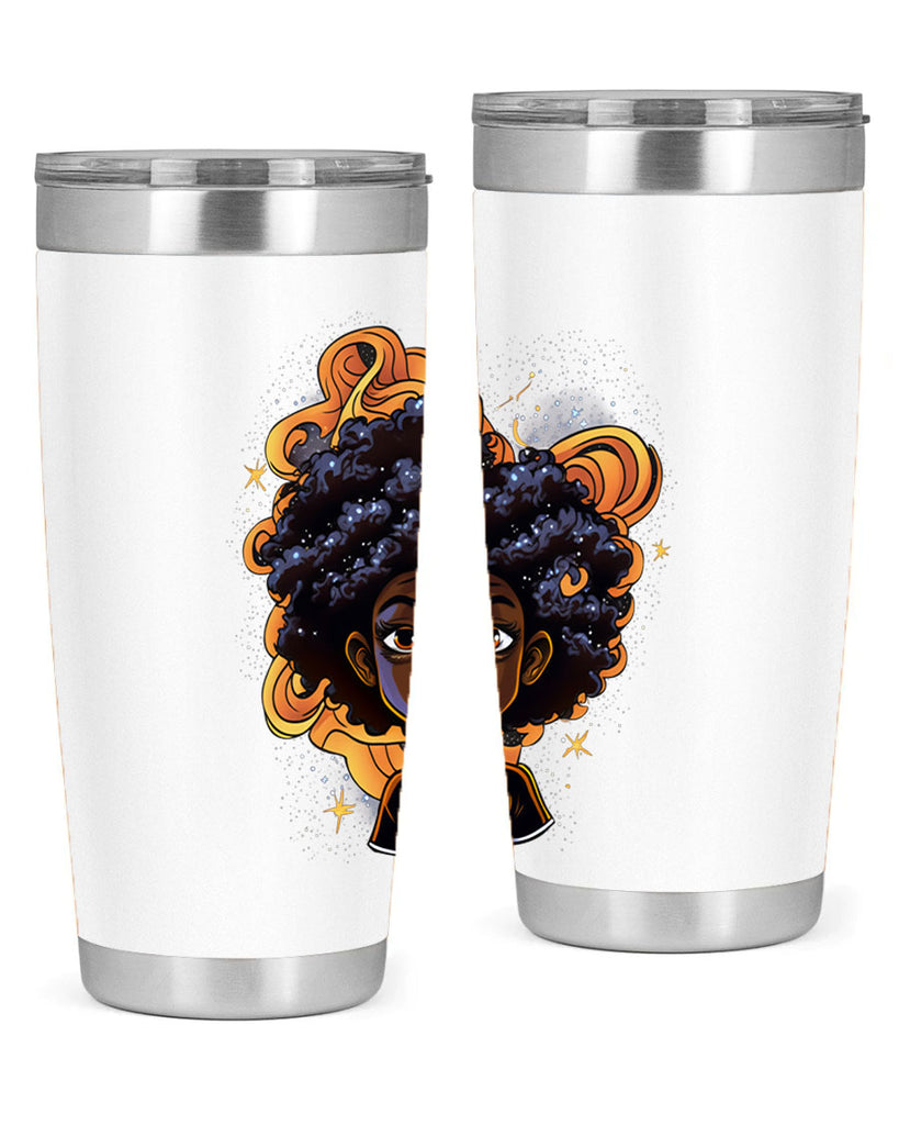 Sparkling Black Girl Design 12#- women-girls- Tumbler