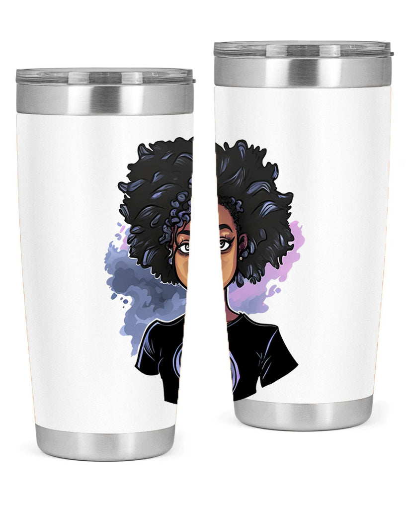 Sparkling Black Girl Design 1#- women-girls- Tumbler