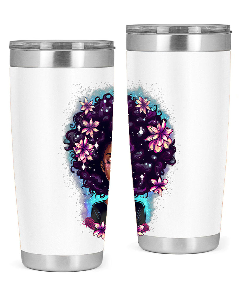Sparkling Black Girl Design 3#- women-girls- Tumbler
