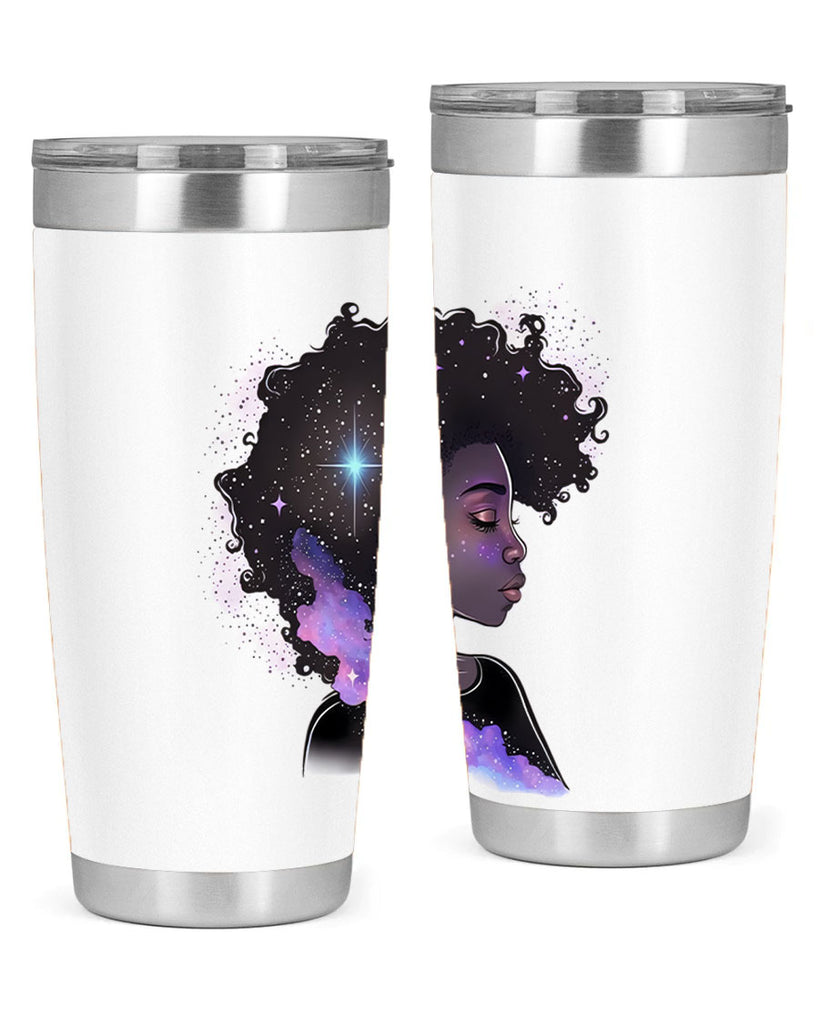 Sparkling Black Girl Design 4#- women-girls- Tumbler
