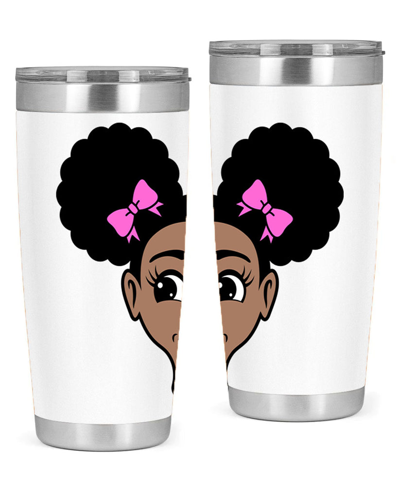 afro puffs girl 76#- women-girls- Tumbler