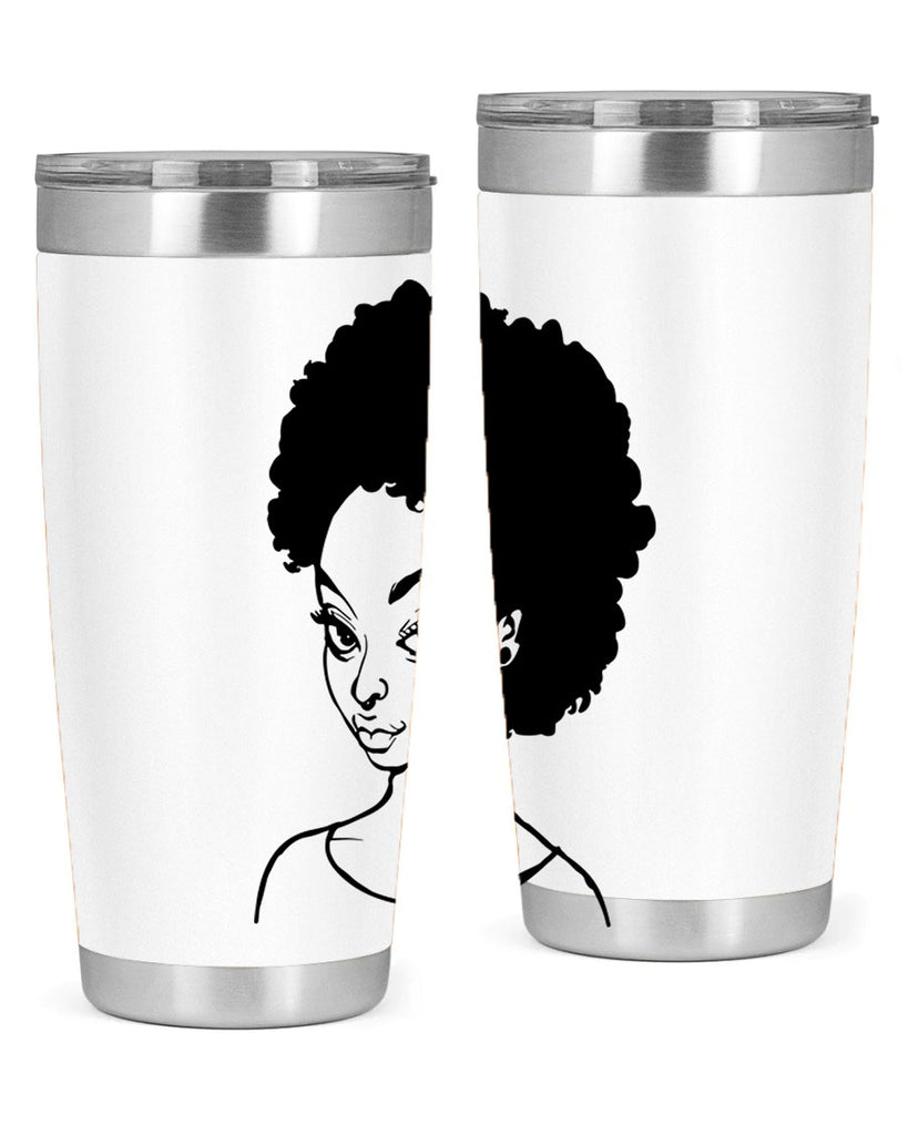 afro woman girl lady 68#- women-girls- Tumbler